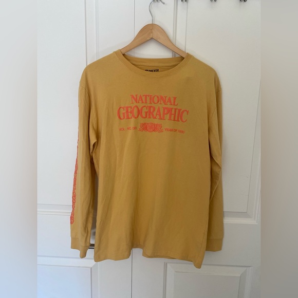 Parks Project Other - Parks Project National Geographic Puffy Print Long sleeve size medium Mustard